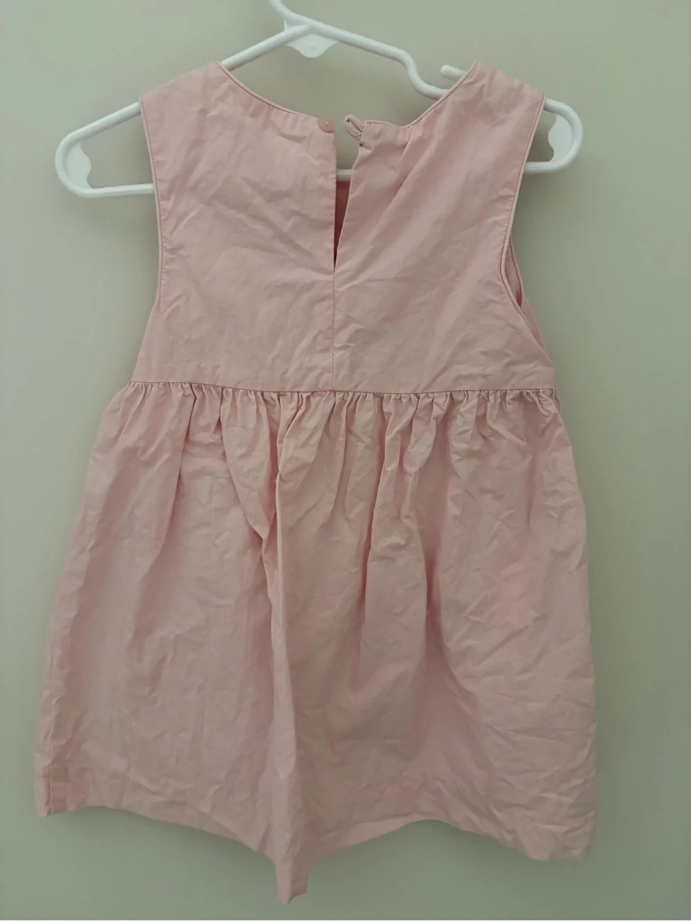 Zara Pink Dress with Contrasting Ties - Kids